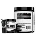 Creatina nutrex Research - tabla nutricional