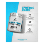 creatina dragon pharma 300g creatina monohidratada