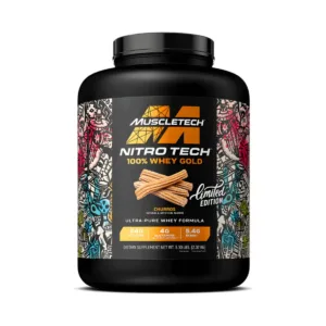 Nitrotech Whey Gold 5.1 LB Proteina Muscletech - Churro