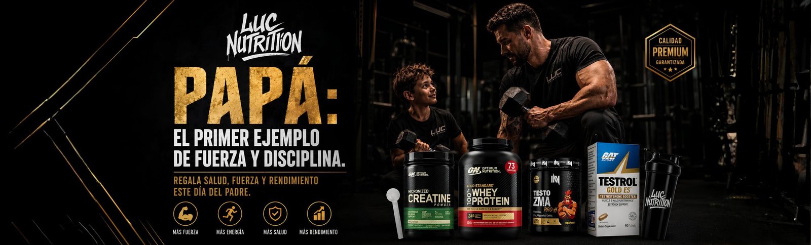 DIA DEL PADRE LUC NUTRTION BANNER